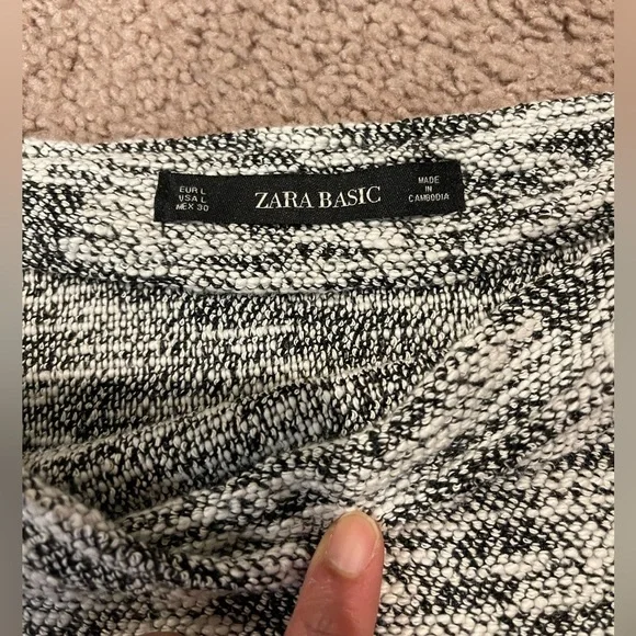 ZARA BASIC Y2k Gingham Trending Asymmetric Tiered Ruffles Skirt - Picture 3 of 8